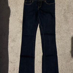 Abercrombie & Fitch Dark Indigo Flare Jeans